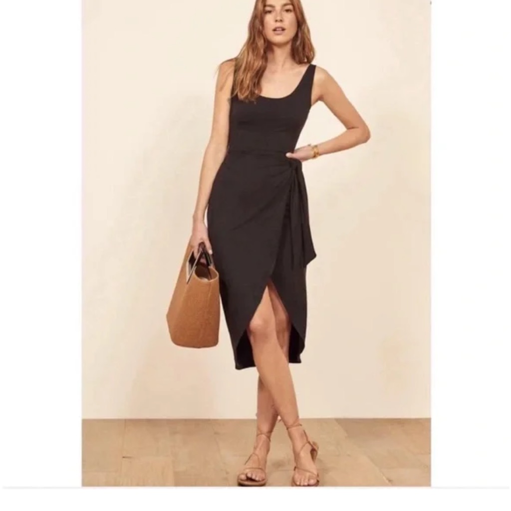 Reformation Jeans Kaila Knit Midi Dress Size Small